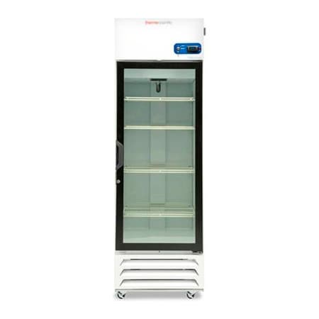Thermo Scientific Thermo Scientific TSG Series GP Laboratory Refrigerator, 23 Cu.Ft., Glass Door, Gray TSG25RSGA